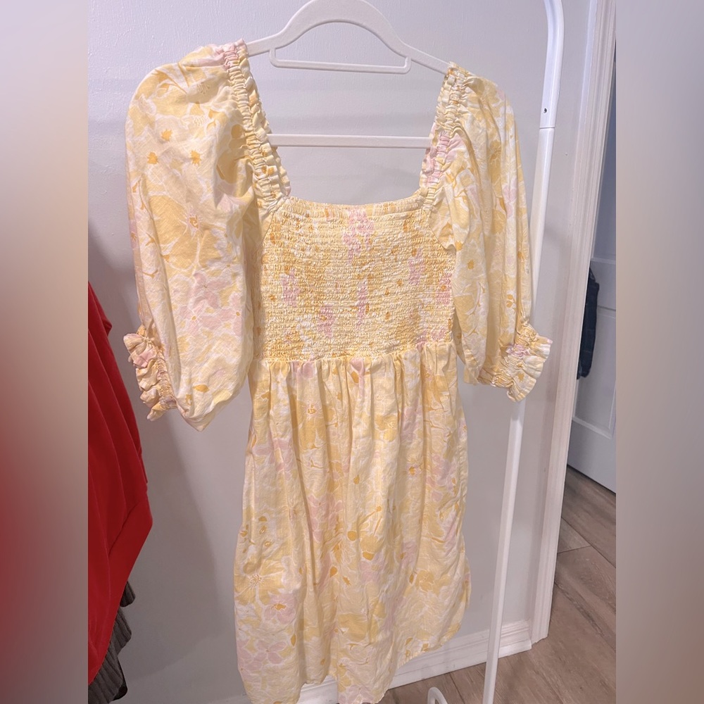 Billabong muted yellow dress